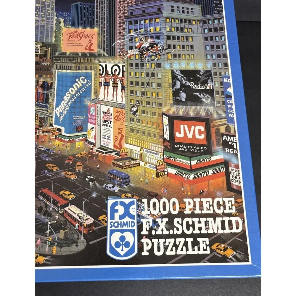 FX Schmid An Evening In Times Square Puzzle 1000 Alexanders World Alexander Chen